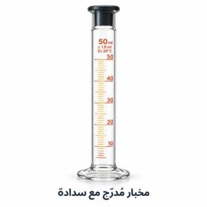 مخبار مدرّج مع سدادة